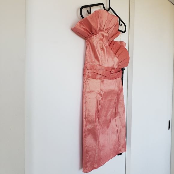 ASOS CLUB LONDON RUFFLE DRESS - Picture 5 of 8